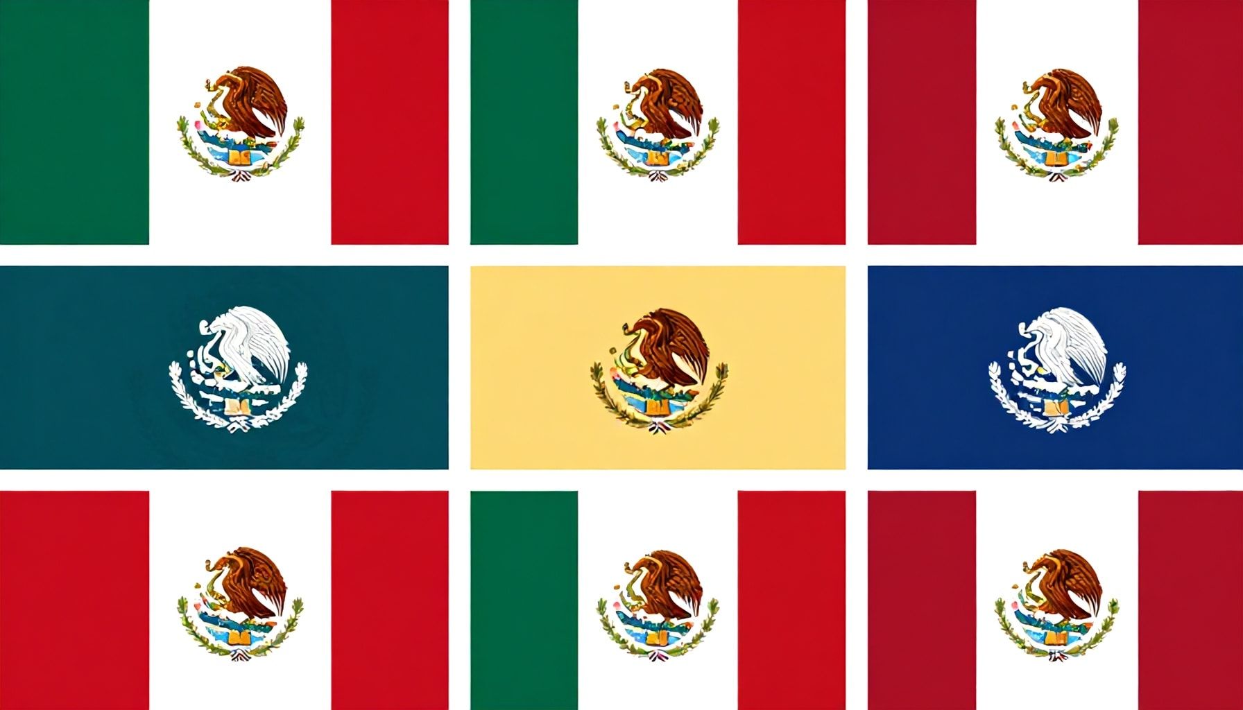 Seis significados detrás de los colores de la bandera de México: un símbolo de riqueza cultural.