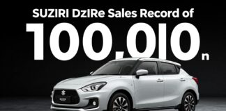 Suzuki Dzire alcanza un récord de ventas de 100.000 unidades en 2022 en México.