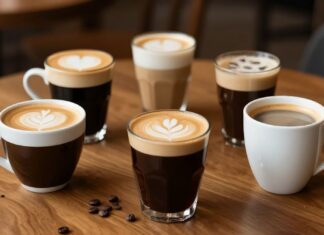 Cafeterías de todo el mundo ofrecen 5 tipos de café tradicionales cada día