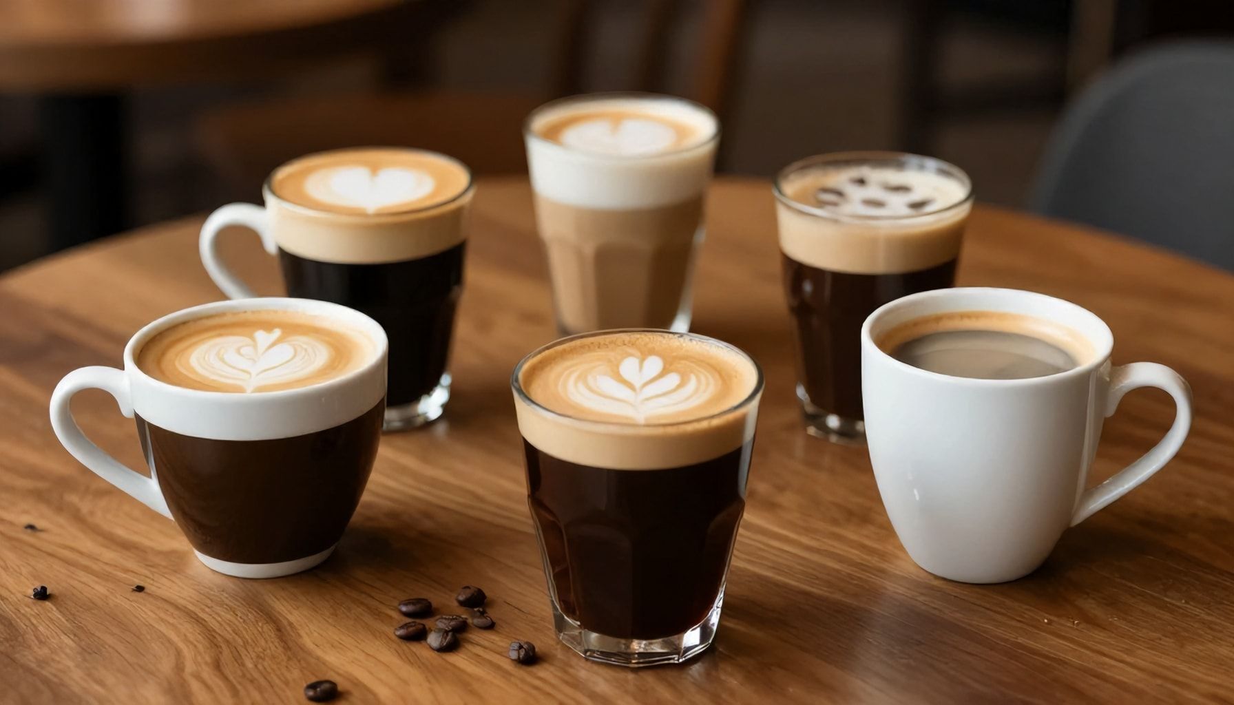 Cafeterías de todo el mundo ofrecen 5 tipos de café tradicionales cada día