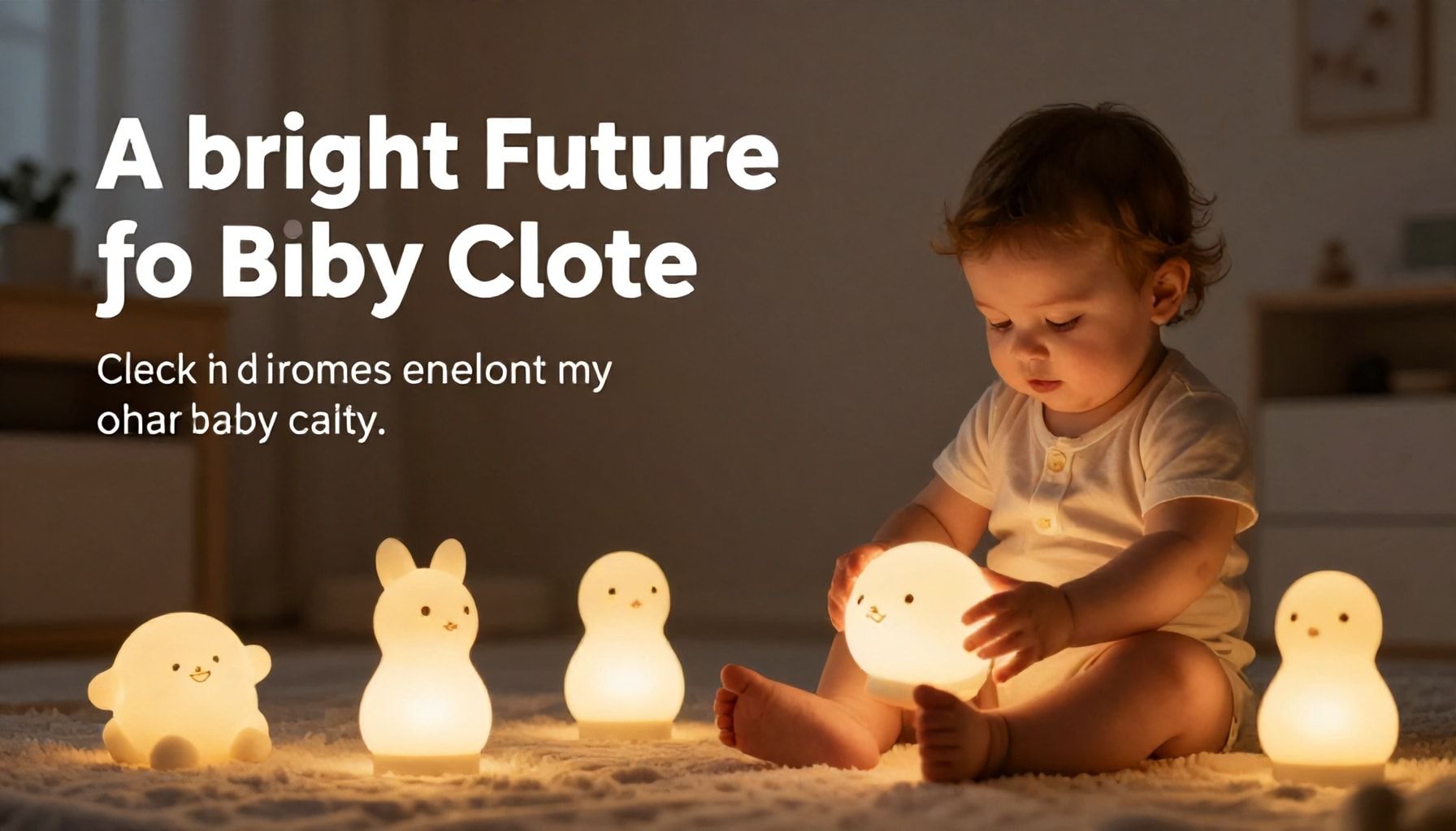 Un bebé recibe su primer iluminación con una lámpara de luz a sus 6 semanas de edad 3 Un futuro brillante para los bebés y sus lámparas de luz