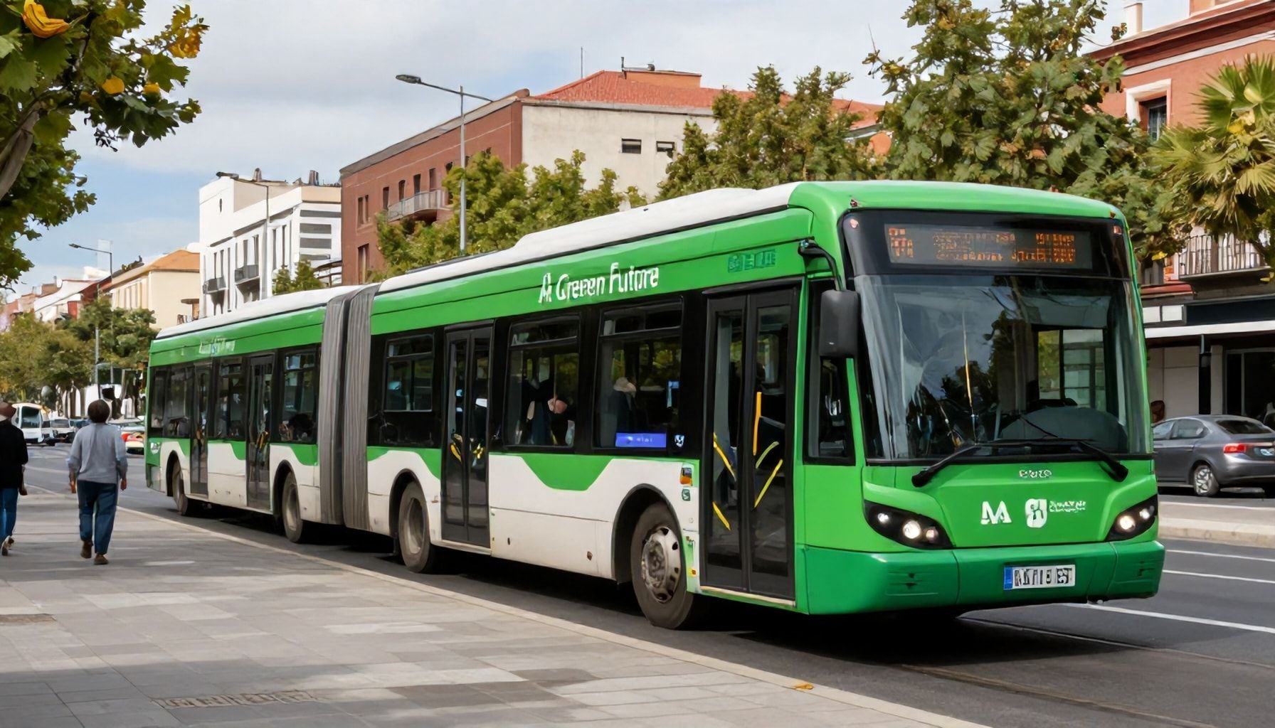 La línea verde de Madrid supera los 100 kilómetros de recorrido diario 4 Un futuro más verde para el transporte público madrileño